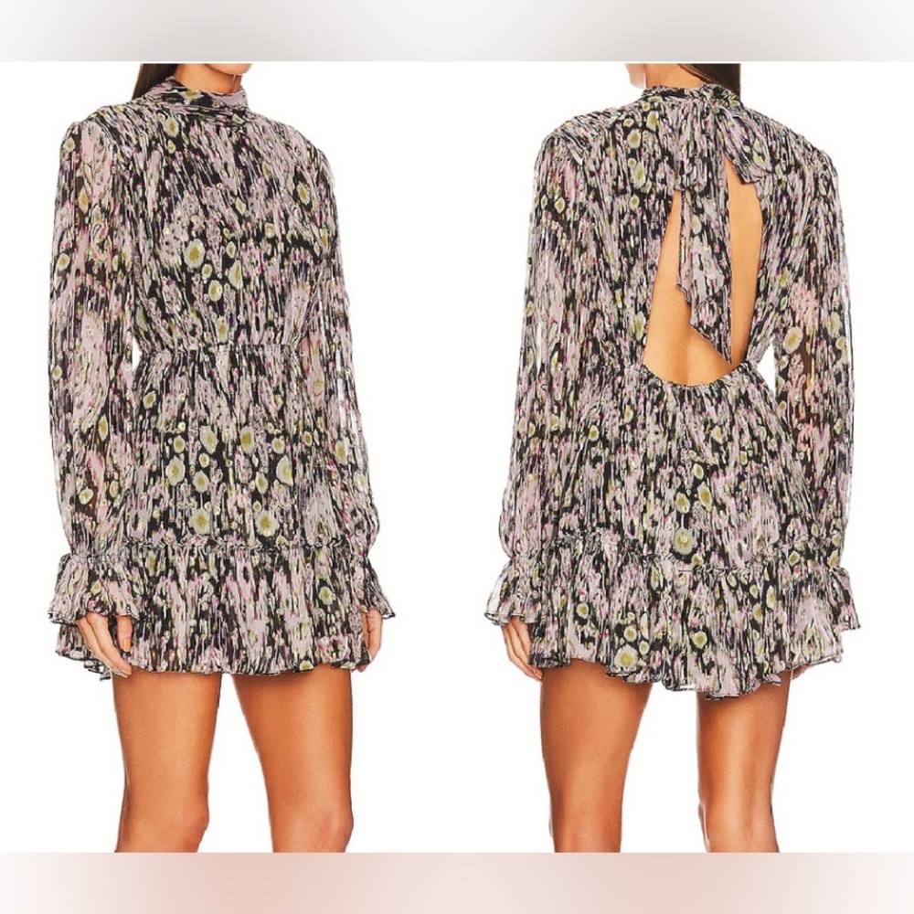 Hemant & Nandita Kari open back mini dress